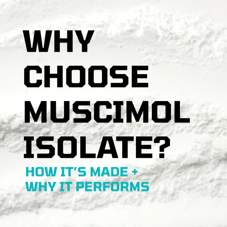 Muscimol Isolate Wholesale homepage Text overlay on a textured white background asking 'Why Choose Muscimol Isolate?'