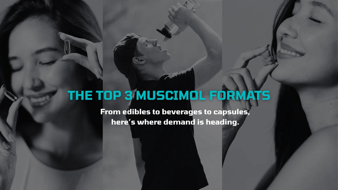 Top Three Muscimol-Based Product Formats for Retailers: Gummies, Vapes, and Beverages